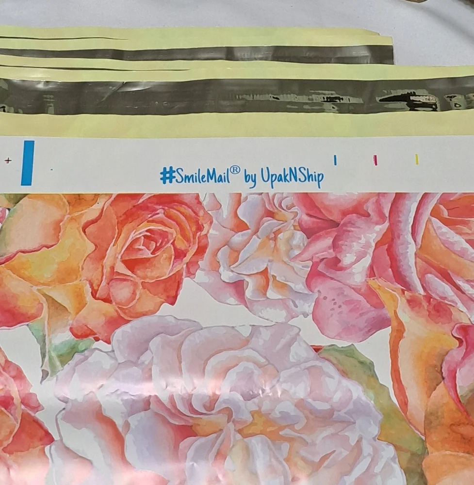 20 Designer Mailers Watercolor Blossoms 10 X 13 Poly Mailers Plus Extra's